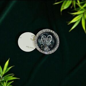 Origami Owl Large Stick-it Twist Locket w/plate, charms & stardust